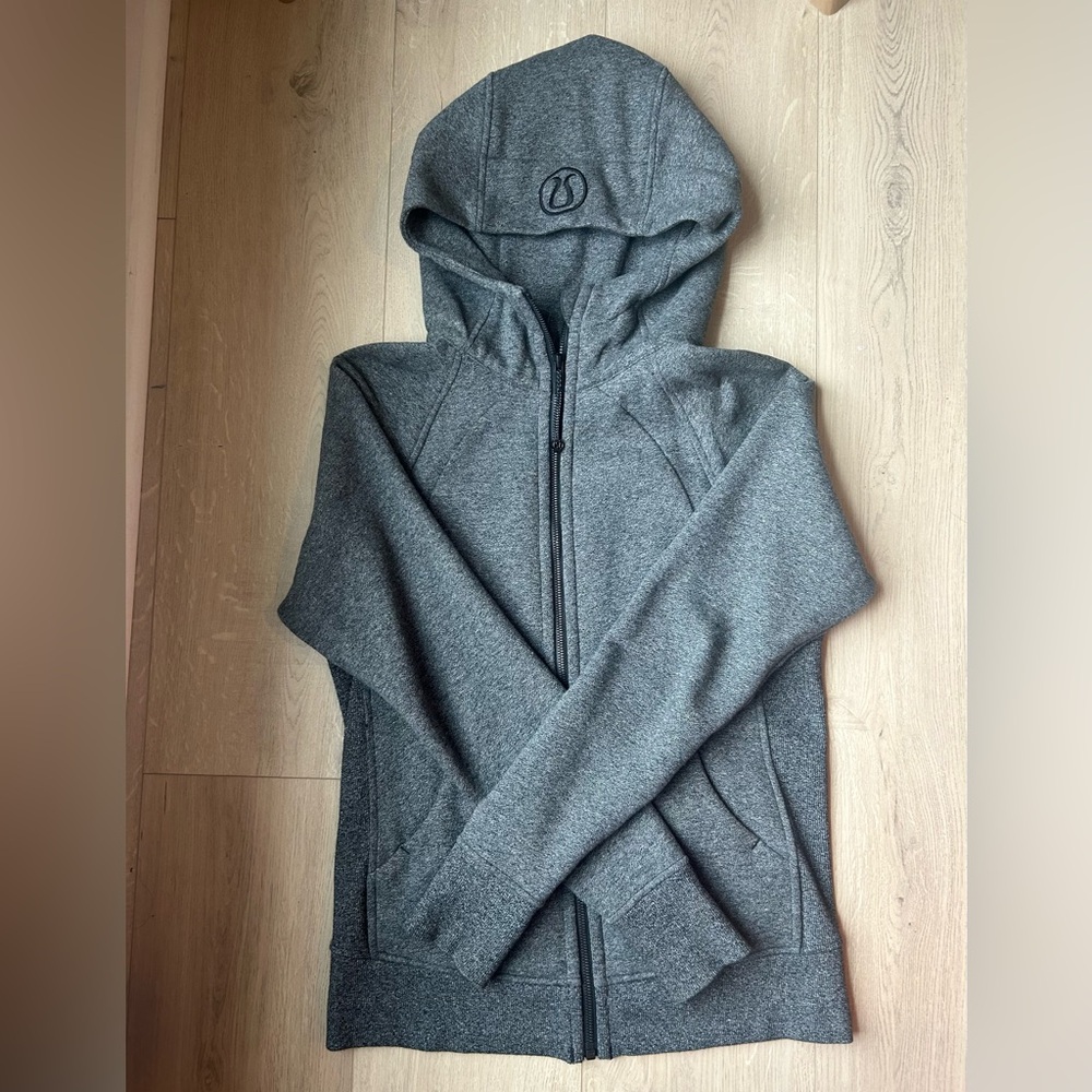 Gray Lululemon Scuba Hoodie